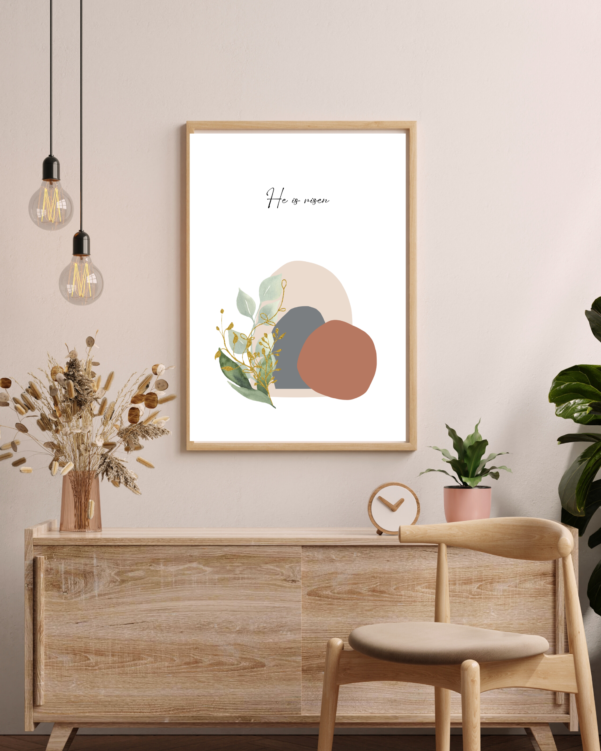 Modern wall decor depicting the resurrection of Jesus Christ.