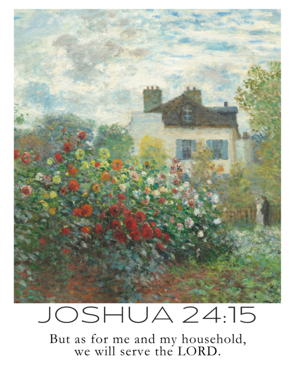 Artwork depicting the glory of Joshua 24:5
